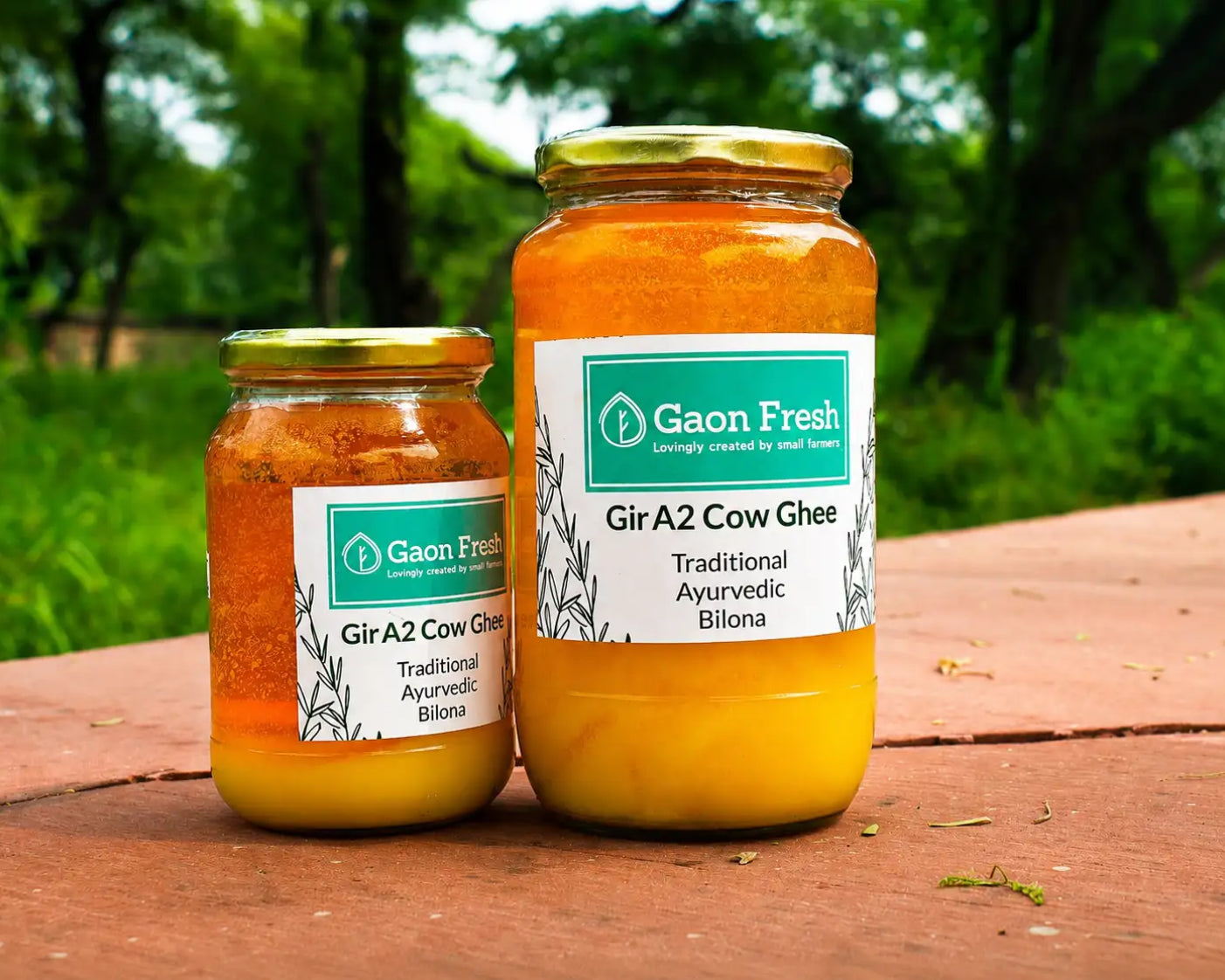 Gir A2 cow ghee (Ayurvedic and bilona) - Gaon Fresh - 500ML