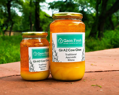 Gir A2 cow ghee (Ayurvedic and bilona) - Gaon Fresh - 500ML